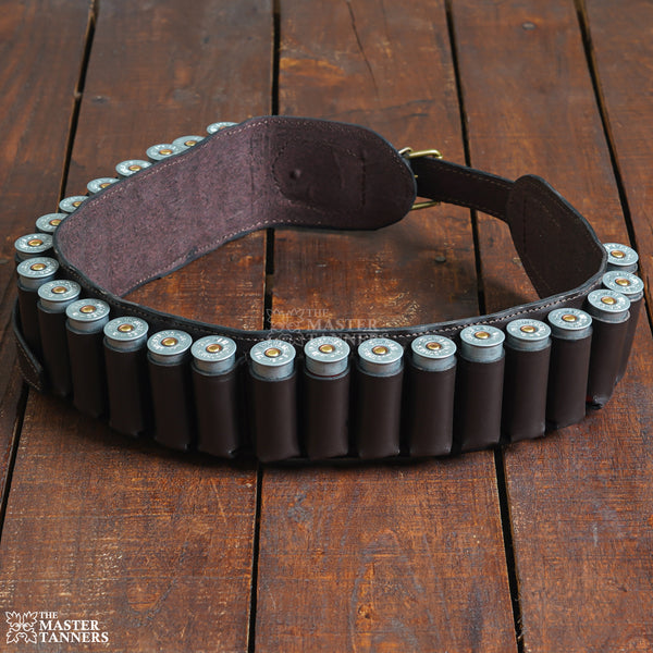 leather cartridge belt, shotgun shell holder, leather ammunition holder, shotgun cartridge belt, Shotgun Shell Holder