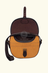 Canvas Leather Cartridge Bag, Canvas Cartridge Bag, shotgun cartridge bag, leather shoulder bag