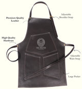 leather apron, leather protective apron, brown leather apron, Leather butcher apron, leather chef apron, Protective Apron