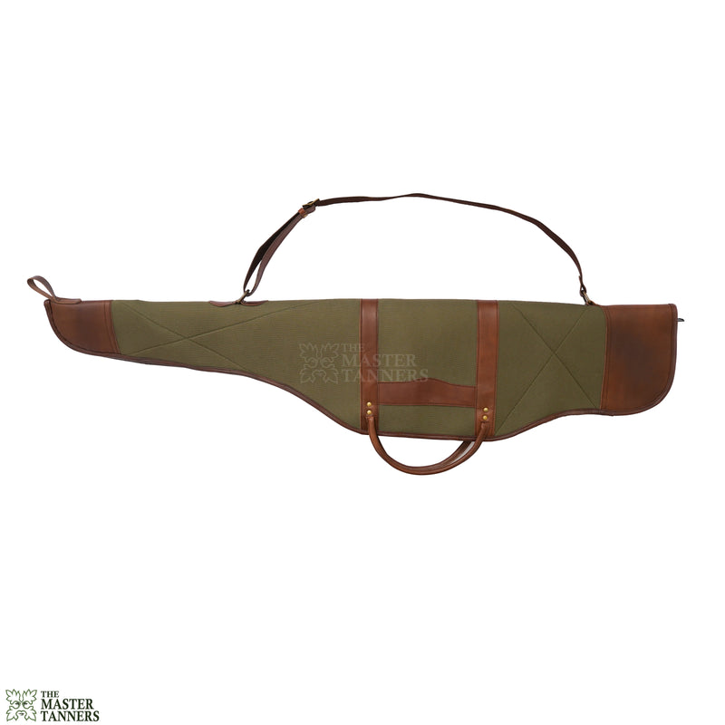 canvas leather rifle case, canvas rifle case, leather guncase, leather rifle case , rifle case