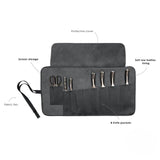 Black Classic Knife Roll