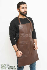 leather apron, brown leather apron, chef apron, bartender apron, butcher apron, bbq apron, barber apron, woodworking apron, carpenter apron, blacksmith apron, apron with pocket