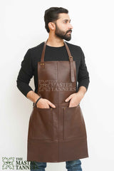 leather apron, brown leather apron, chef apron, bartender apron, butcher apron, bbq apron, barber apron, woodworking apron, carpenter apron, blacksmith apron, apron with pocket