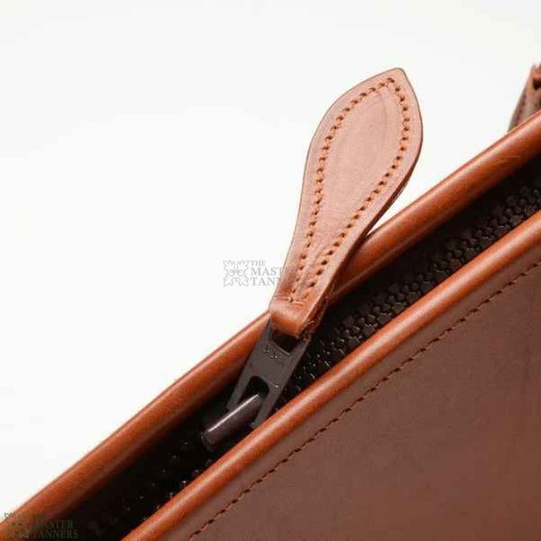 Brown Leather Rifle Case, Leather Rifle Case with Flap Closure, Rifle Case with Buckle, Rifle Case with Buckle