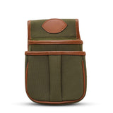 Canvas Leather Cartridge Bag, Canvas Belt Pouch, canvas cartridge bag, cartridge holder, shotgun cartridge bag, Leather Belt Pouch