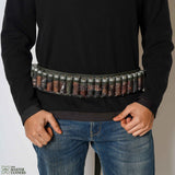 canvas cartridge belt, shotgun shell holder, camouflage cartridge belt, shotgun cartridge belt