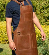 Leather Apron, Leather Chef Apron, Leather BBQ Apron, Leather Butcher Apron, Leather Barber Apron, Leather Welding Apron, Leather Blacksmith Apron, Leather Woodworking Apron, Leather Carpenter Apron 