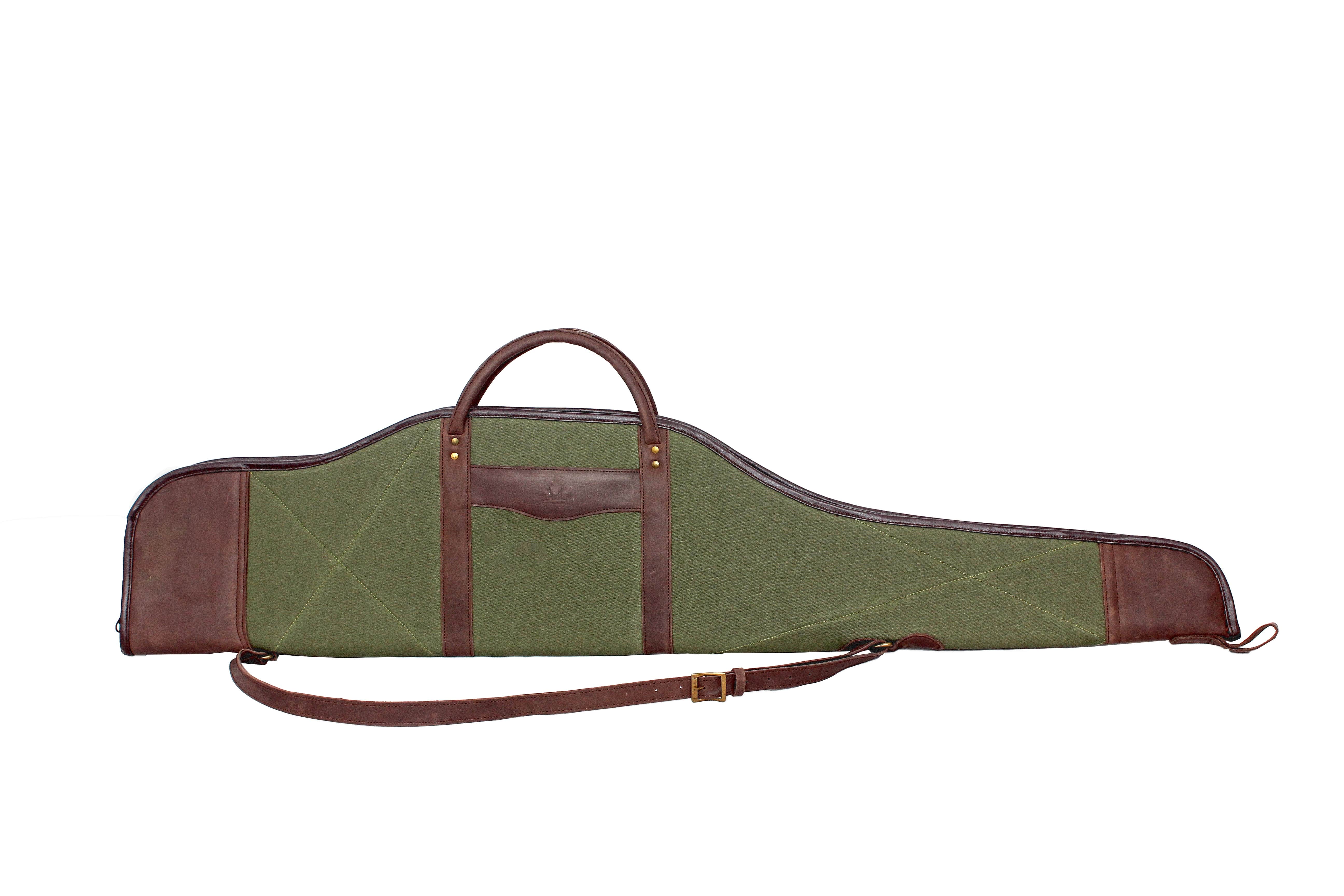 Fine Rifle Case Waxed Canvas and Leather Rifle Case – The Master Tanners
