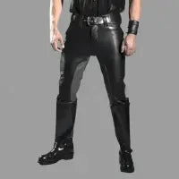 leather pants, leather BDSM Pants, Leather Bondage Pants, Gay Leather Pants, Leather pants mens