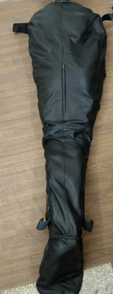 leather bodybag, leather sleepsack, leather sleep sack, leather bondage body bag, leather bondage sleep sack, self bondage sleep sack, leather sleep sack