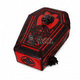 leather coffin backpack, leather backpack, coffin bag, coffin backpack