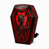 leather coffin backpack, leather backpack, coffin bag, coffin backpack