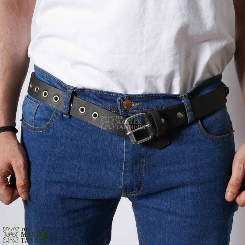 Concho Leather Belt, leather belt BDSM, leather belt bondage