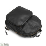 Black leather backpack, leather backpack, leather laptop bag, leather school bag, leather book bag, leather laptop backpack