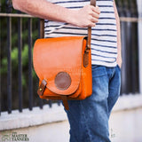 Bruce Messenger Bag, Leather Crossbody Bag, Leather bag