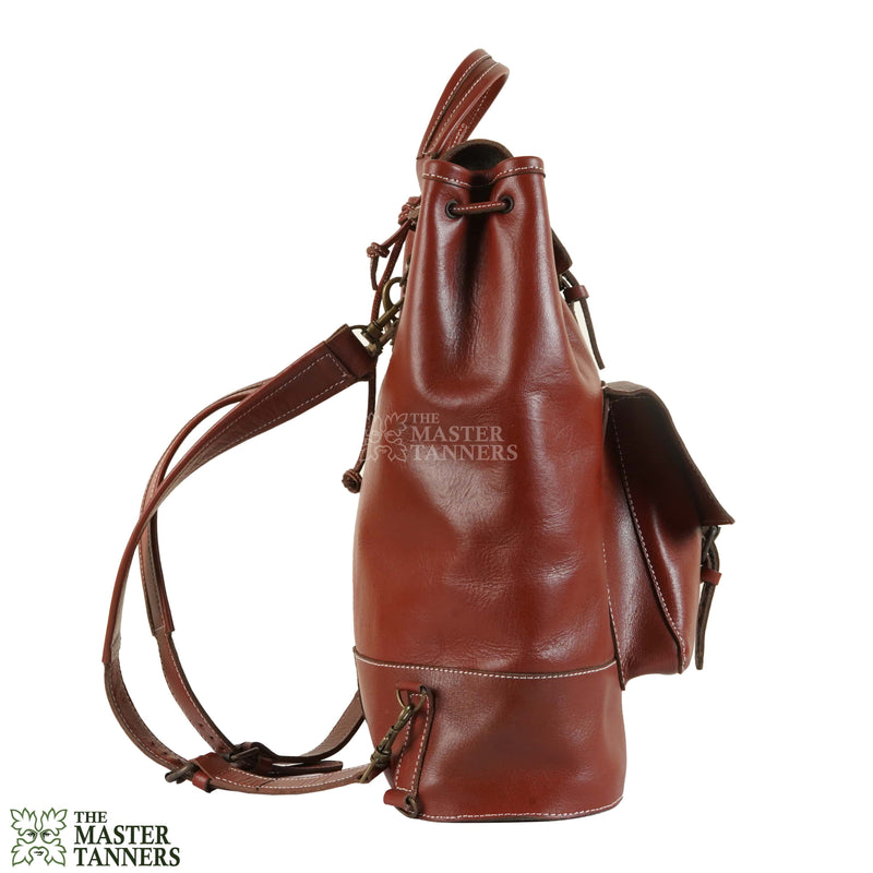 leather backpack, leather bag, leather bucket bag