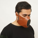 steampunk mask, leather face mask, BDSM Leather Face Mask