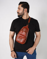 leather sling bag, crossbody bag, leather bag, sling bag for men