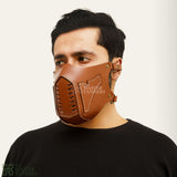 leather facemask, leather face mask, steampunk mask, motorcycle mask, leather motorcycle mask