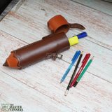 Leather Pencil Case, Leather Pencil Holder