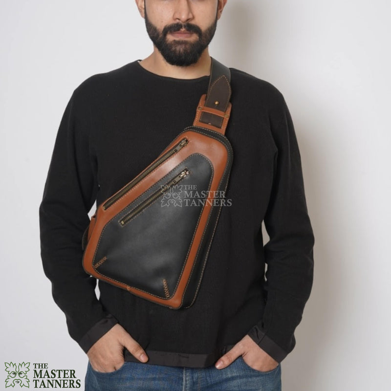 leather sling bag, sling bag for men, mens leather sling bag, leather sling bag for men