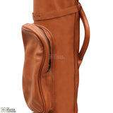 Leather Sunday Golf Bag with Tee Holder and Pockets