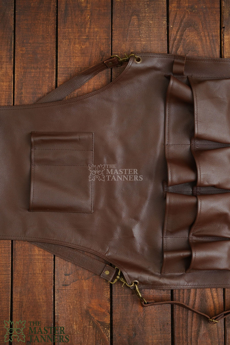 Leather work apron with pockets, Leather Aprons, Leather Woodworking Apron, Leather Butcher Apron, Leather Chef Apron, Leather Blacksmith Apron, Leather Barber Apron, Leather BBQ Apron, Leather Carpenters Apron, Leather Welding Apron