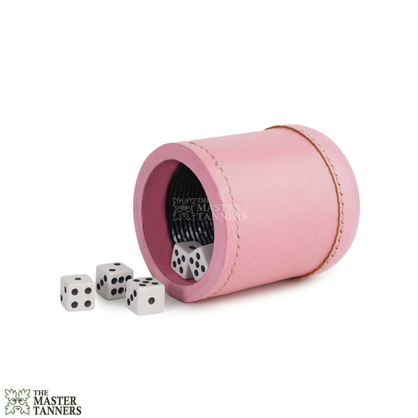 Leather Dice Cups, Leather Dice Cup, Dice Shaker, Dice Roller, Pink Leather Dice Cup, Leather Liar's Dice Cup