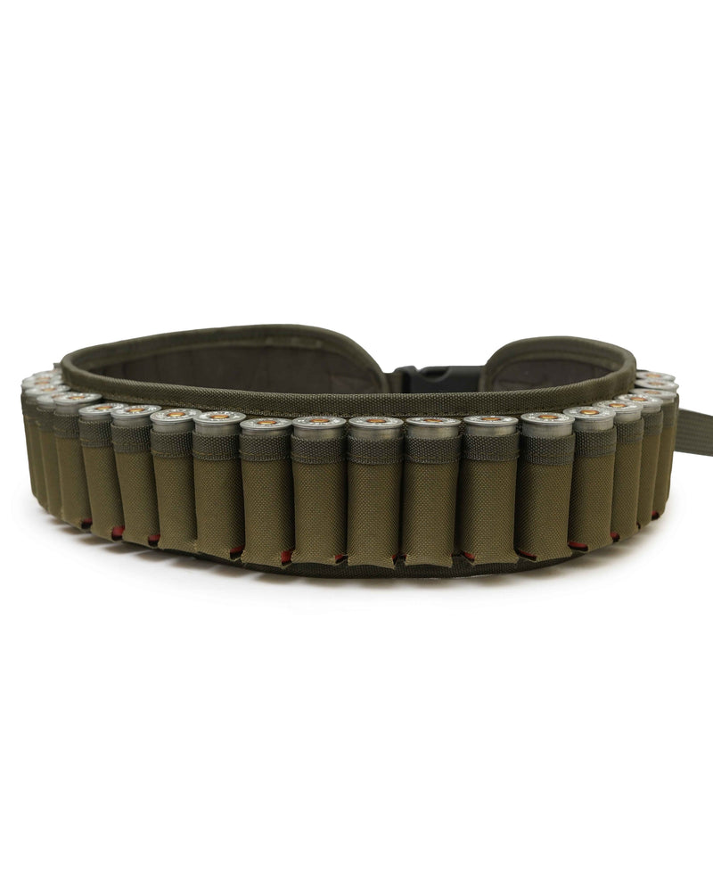 canvas cartridge belt, shooting shell holder, olive cartridge belt, canvas shooting shell holder, shotgun cartridge belt, Shotgun Shell Holder