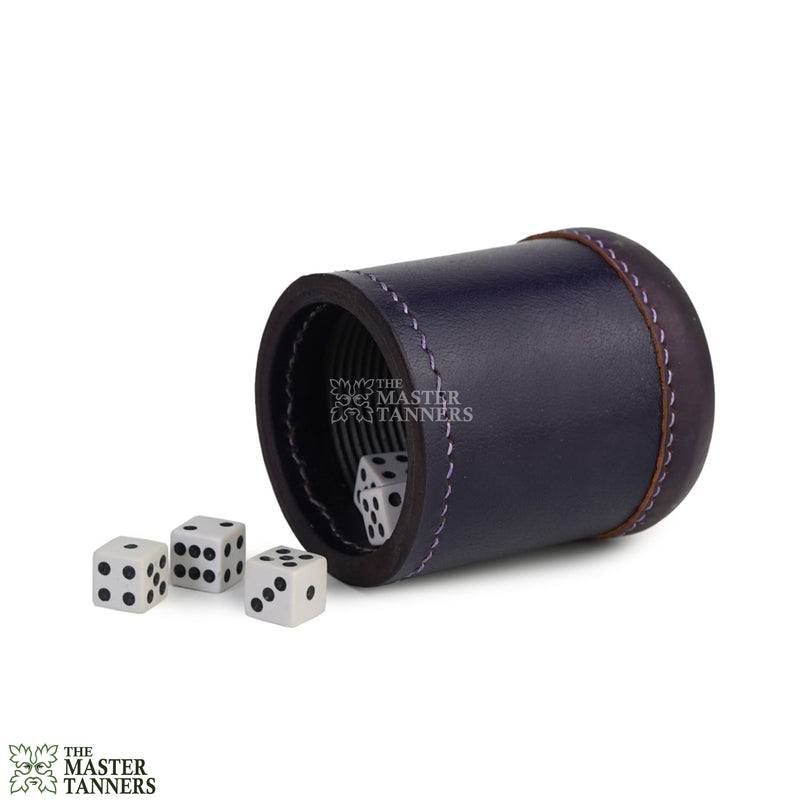 Leather Dice Cups, Purple Dice Cup, Leather Dice Cup, Dice Shaker, Leather Dice Shaker