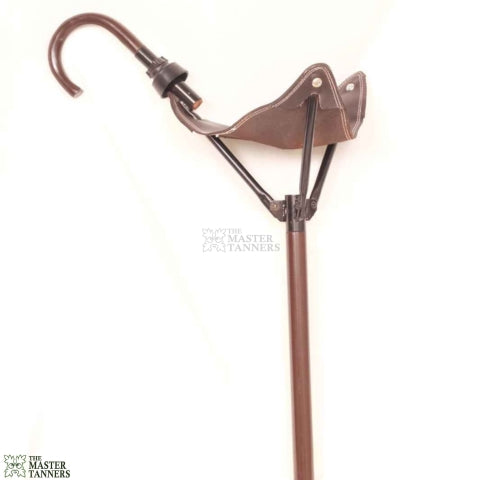 leather camping stool, foldable shooting stick, Camping Stool