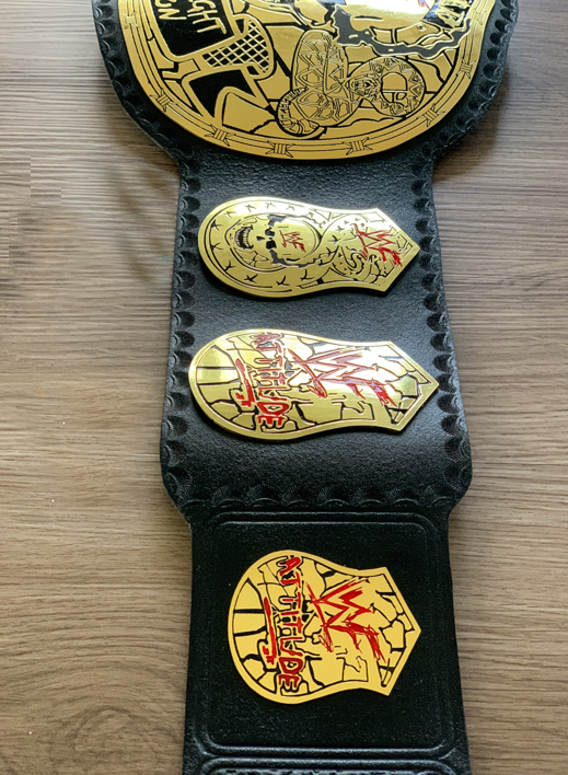 custom championship belt, smoking skull snake skin championship belt, championship belt