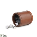 Leather Dice Cups, Brown Dice Cup, Leather Dice Cup, Black Dice Cups, backgammon dice cups