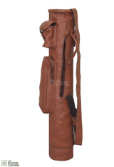 leather pencil golf bag, sunday golf bag, golf pencil bag