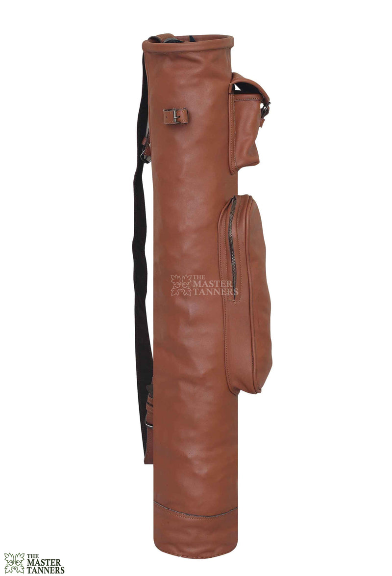 leather pencil golf bag, sunday golf bag, golf pencil bag