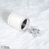 Leather Dice Cups, White Dice Cup, Leather Dice Cup, Dice Shaker, Leather Dice Shaker, Leather Ribbed Dice Cup