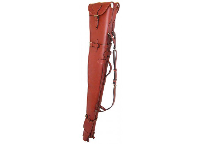 Tan leather shotgun case with detachable design, Gun Cases For Shotgun