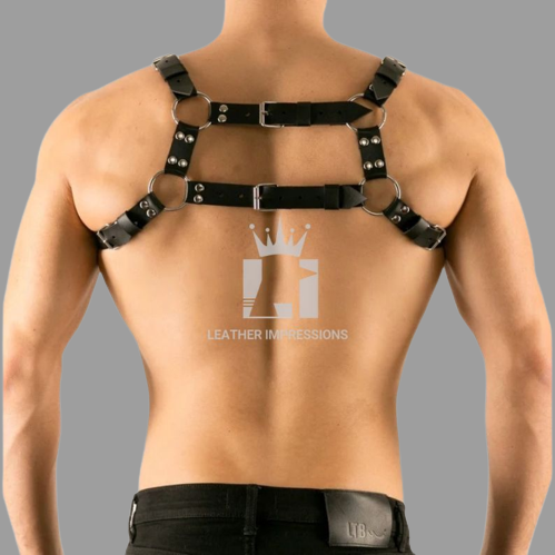 leather harness, leather gay harness, leather bondage harness, mens leather harness, leather harness for men, bondage harness, gay harness, gay leather harness, mens leather harness, Leather Chest Harness