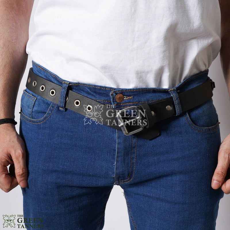 Concho Leather Belt, leather belt BDSM, leather belt bondage