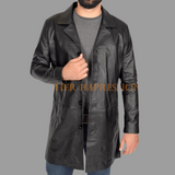  leather coat, leather blazer, leather long coat, leather trench coat, leather long coat, leather overcoat, genuine leather coat, cowhide leather coat
