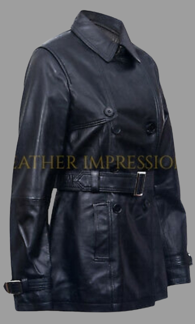 leather coat, leather blazer, leather long leather jacket, leather trench jacket, double breasted leather jacket, coat, leather trench coat, leather long coat, leather overcoat, genuine leather coat, cowhide leather coat, Leather Jacket
