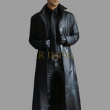leather coat, leather blazer, leather long coat, leather trench coat, leather long coat, leather overcoat, genuine leather coat, cowhide leather coat, Leather Jacket