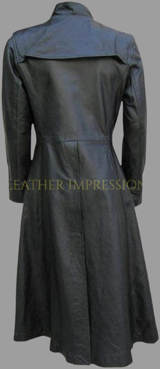 leather coat, leather long coat, leahter trench coat, leather leather overcoat, leather jacket