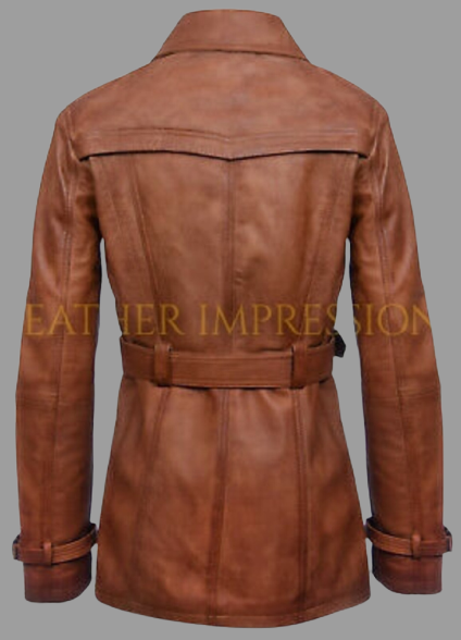 leather coat, leather blazer, leather leather jacket, leather trench jacket, long coat, leather trench coat, leather long coat, leather overcoat, genuine leather coat, cowhide leather coat, Leather Jacket