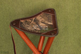 leather camping stool, camping stool for hunting, Camping Stool