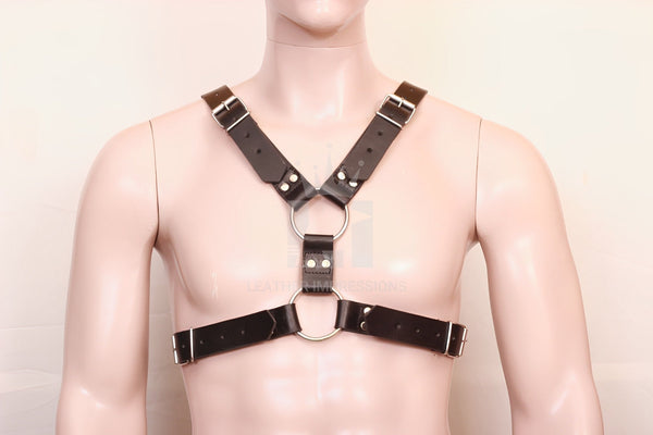 Leather harness, Leather Bondage Harness, Leather Gay Harness, bulldog harness, leather bondage BDSM harness