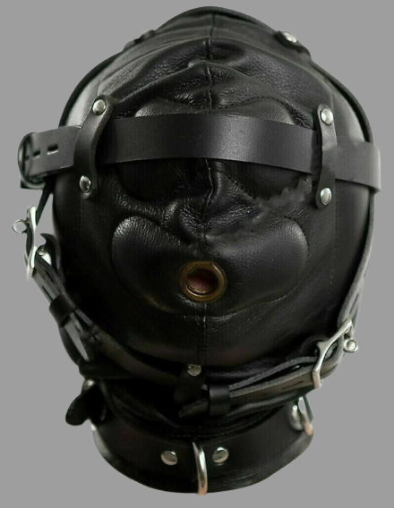 leather bondage hood, Leather BDSM Muzzle, Leather Muzzle, Leather Hood, BDSM Hood, Bondage Muzzle, leather pony play mask, bondage hood , bdsm muzzle, leather bondage hood, Leather Face Mask