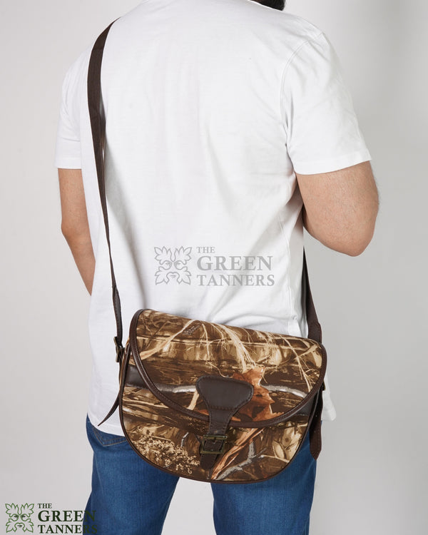 Leather Cartridge Bag, Leather Bag, Shooting Shells Bag, Shotgun Cartridge Bag, cartridge bag, Leather Shotgun Cartridge Bag
