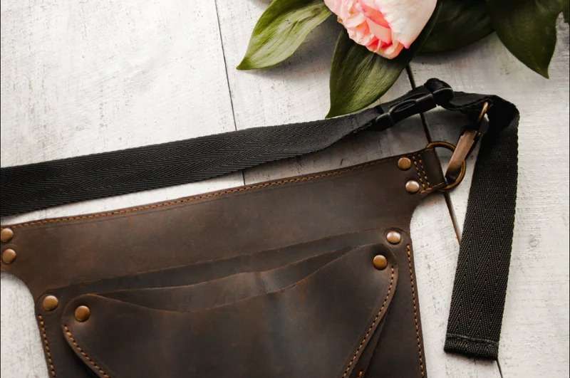 Leather Florist Belt , Leather Florist Belt, leather Tool Belt, leather garden tool belt