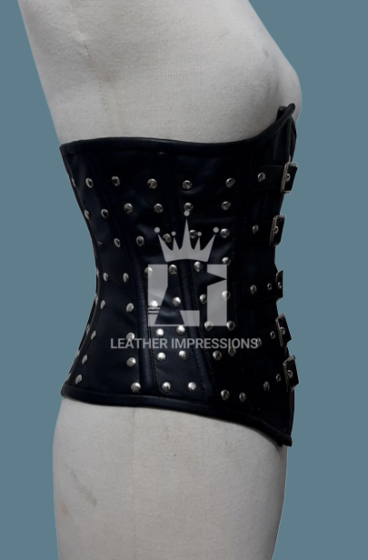 Leather Corset for Women, Leather Corset, Women Suits, Womens Corset, waist restraint, Leather Bondage Corset